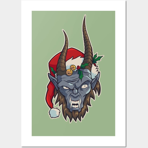 Merry Krampus Wall Art by jpowersart